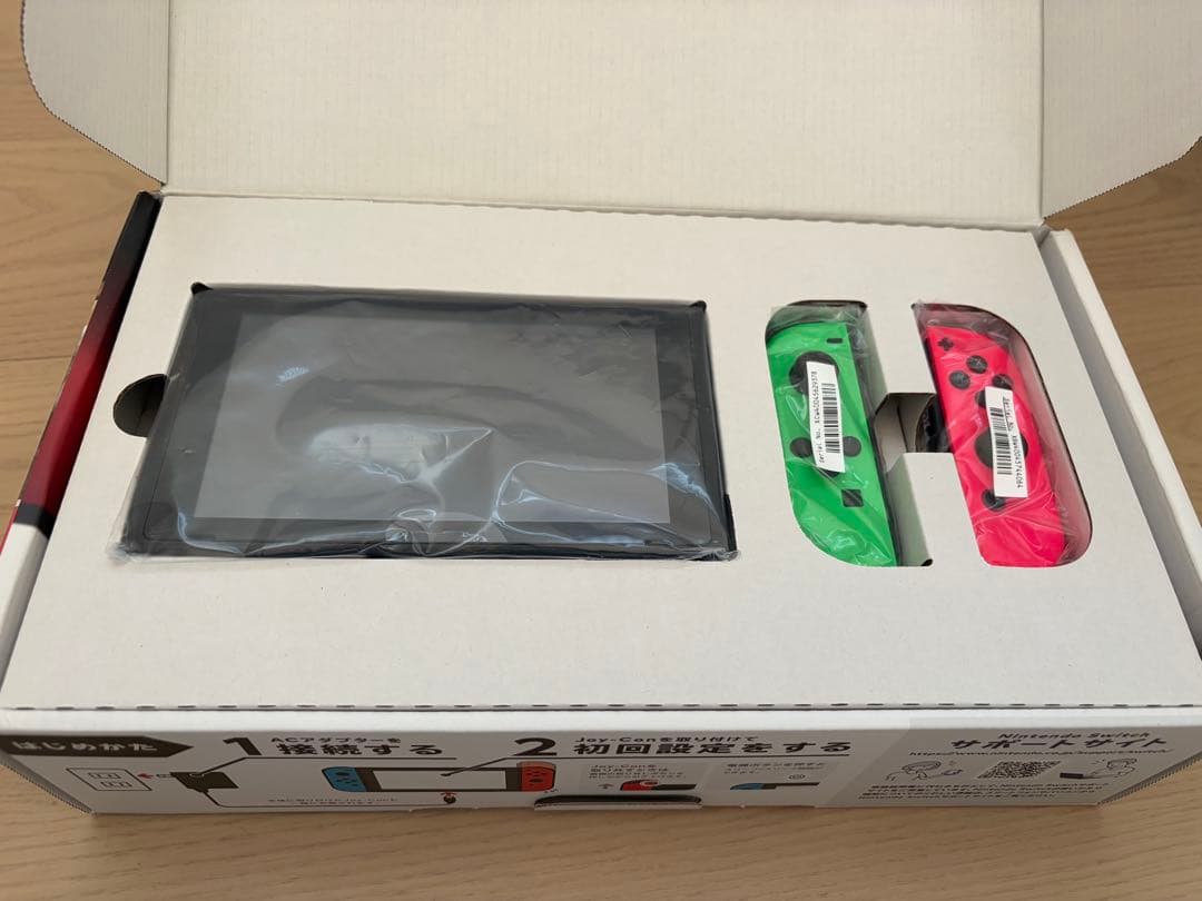 Nintendo Switch ネオンピンク/グリーン 本体 状態:良好