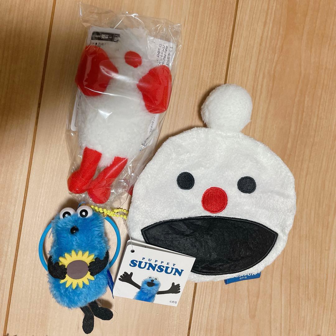 パペットスンスン ぬいぐるみマスコット ひまわり Summer ver. セット