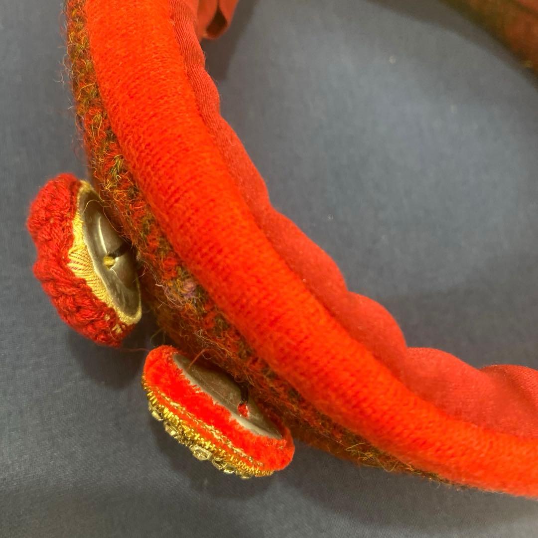 美品✨LA MAJORINAラ·マジョリーナ　大人のカチューシャ　ツイード　赤