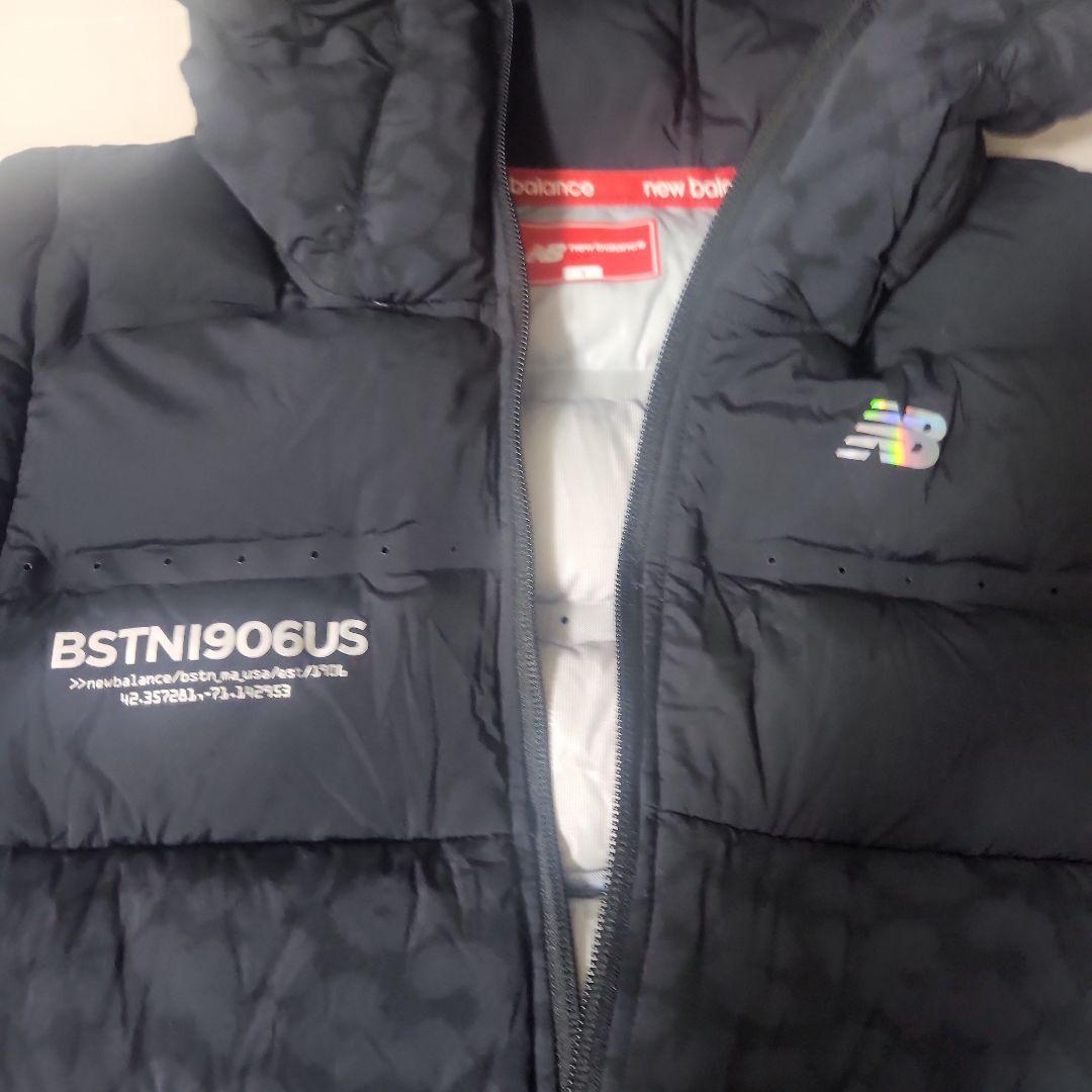 ニューバランスゴルフ　1/M ダウンジャケット　2way ブラック　レオパード