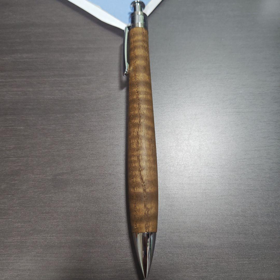 工房楔 シャープペン 縮み杢 キハダ 0.5mm