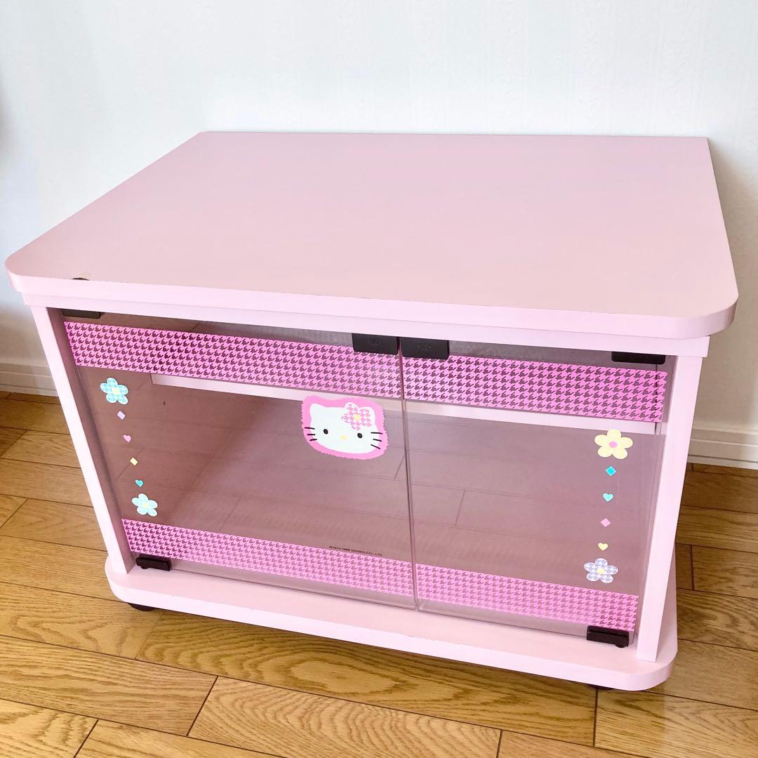 ♥️超希少！レトロ HELLO KITTY テレビ台 カオハナ 1998年 当時物