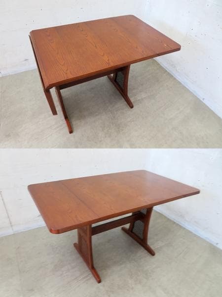 三越家具■ブルージュ■バタフライテーブル/伸長式/ダイニングテーブル■オーク材