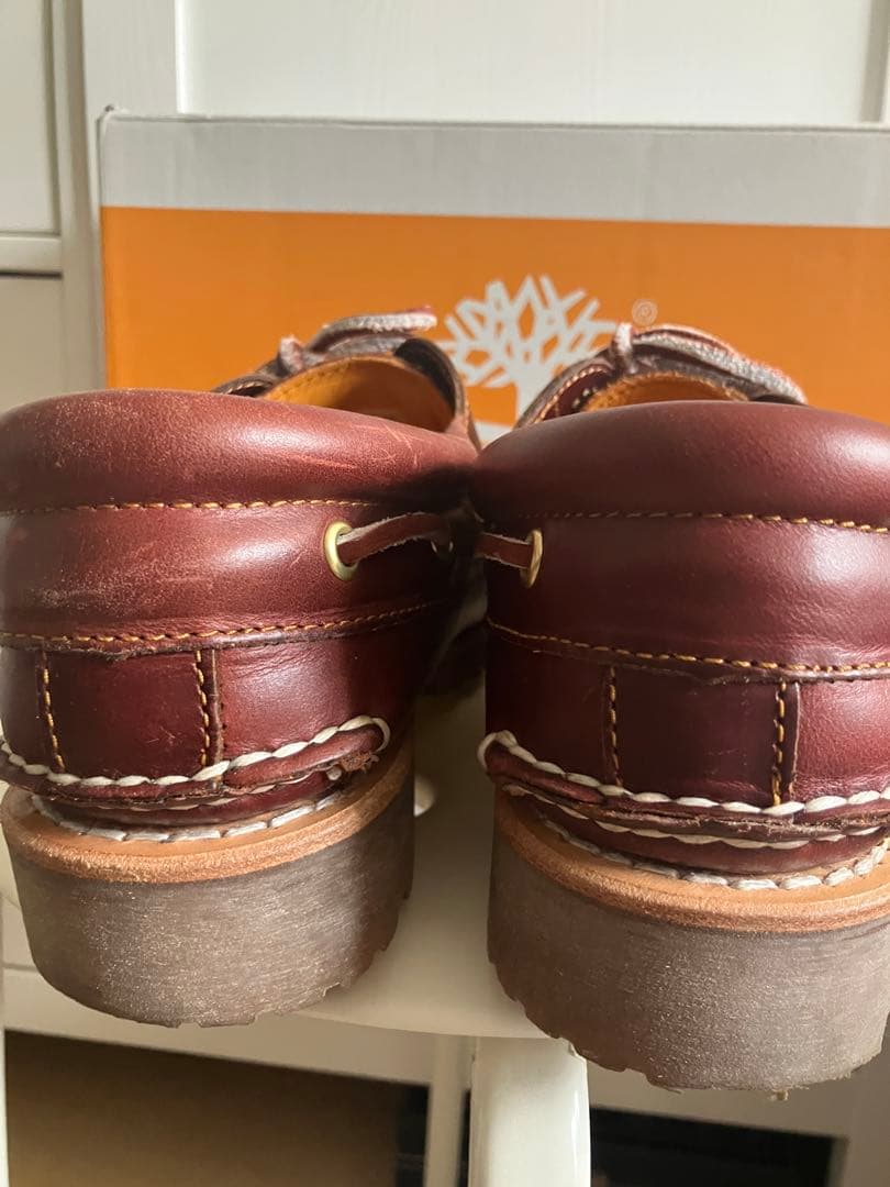 Timberland スリーアイ　バーガンディ　25.5cm