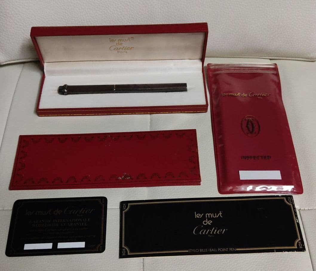 カルティエ ヴィンテージ トリニティ キャップ式ボールペン