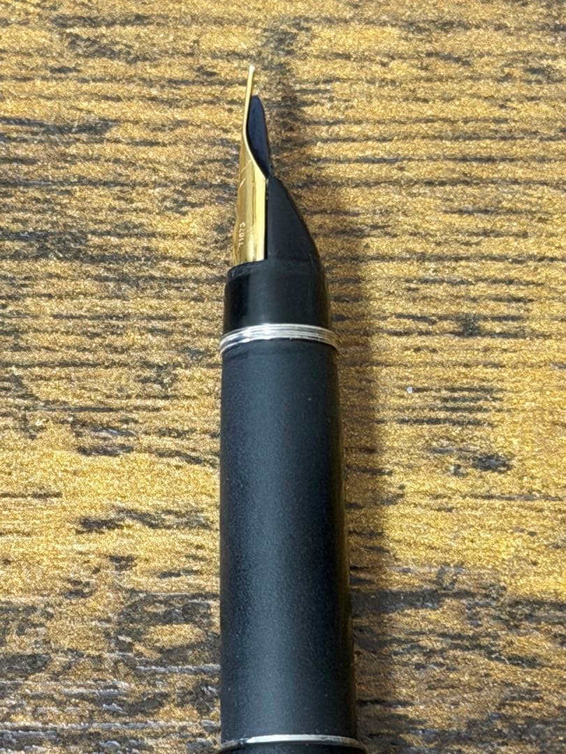 筆記確認＆洗浄済　1973年製　22KAGM 18金　パイロット　万年筆　中字