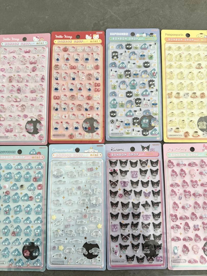 正規品　ボンボンドロップ　サンリオ　ミニ　シール