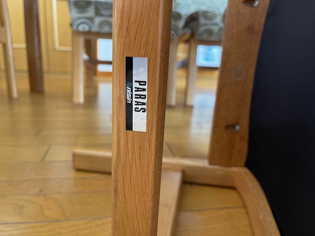 日進木工製ダイニングテーブルと椅子6脚セット　1/20廃棄予定