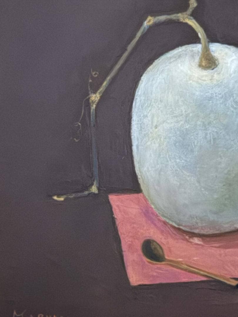 限定値下　真作　油絵　丸山今朝三画　7287