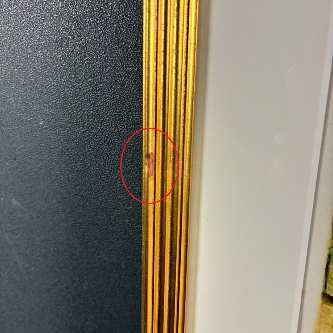 モーリス・ユトリロ「サン・セヴランの教会」リトグラフ 直筆サイン入