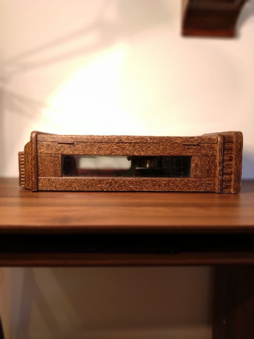 柱時計　(OH済み)　S.MIZU　昭和レトロ　ユンハンス　精工舎　ゼンマイ