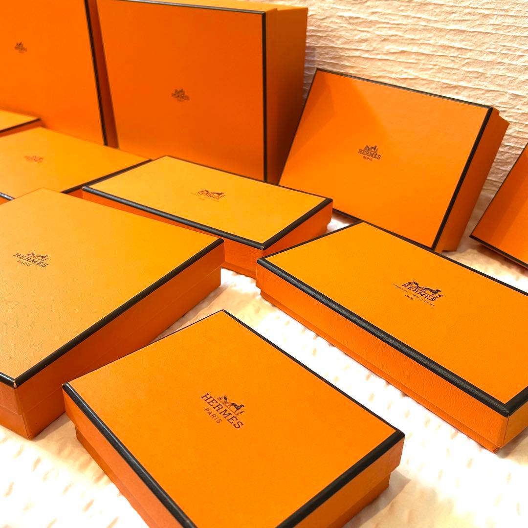 新品同様多数】極上美品 エルメス25点ボックス空箱カレ90財布ツイリー