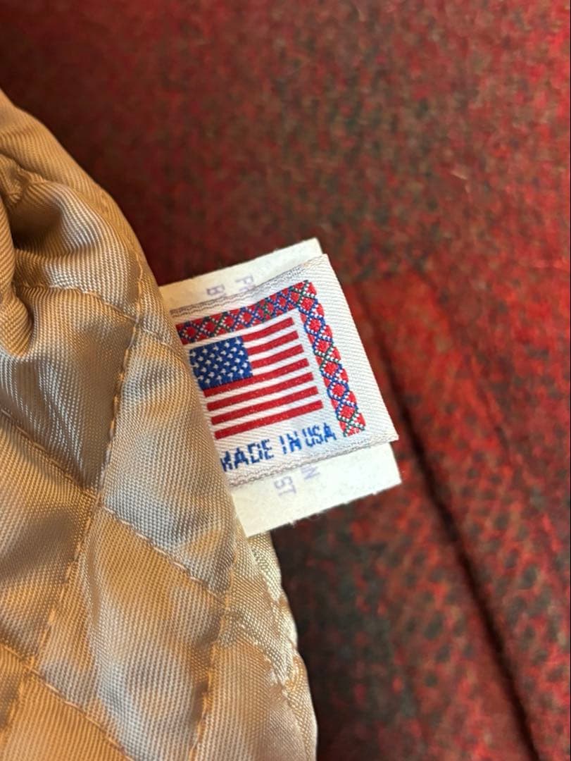 70s usa製 golden bear オンブレチェックブルゾン 短丈