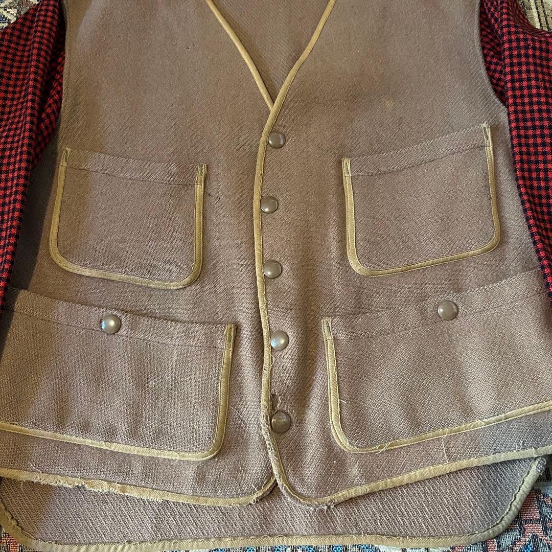 希少 50s 筆記体タグ L.L. Bean エンジニアジャケット ハンティング