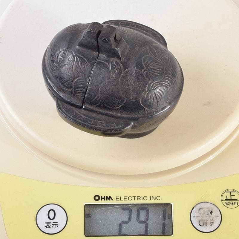 中国　古銅　唐銅　燭台　在銘　V　R9164