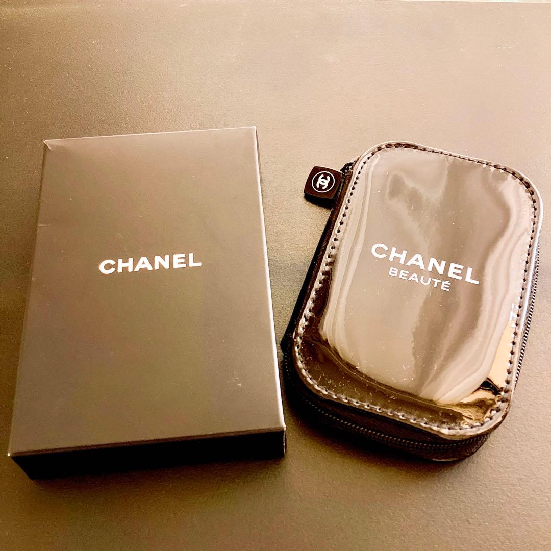 【シャネル4点セット】ボックス、アロマストーン、メイクブラシケース、ネイルケア