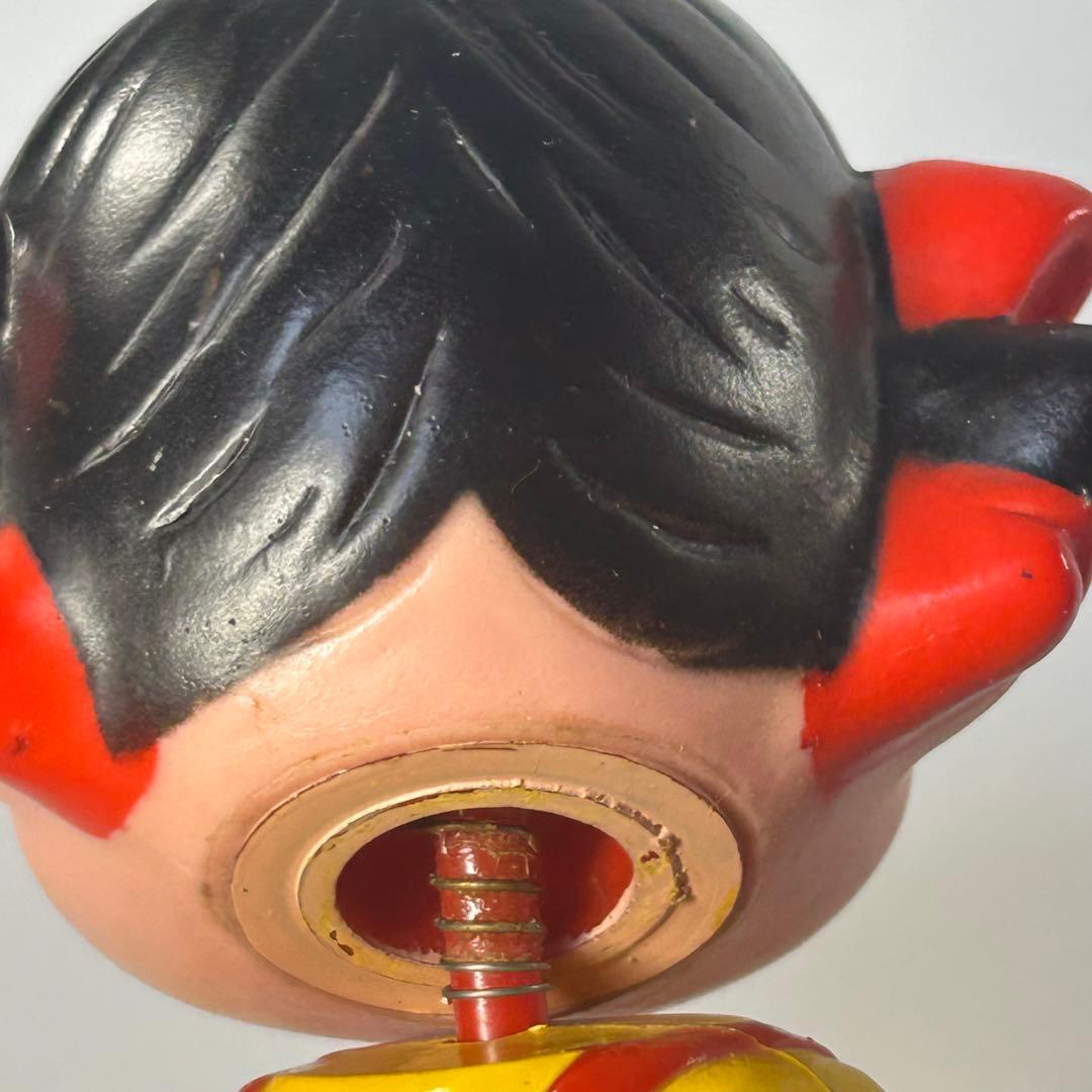 不二家　ペコちゃん　首振り人形　ゼンマイ人形　レトロ