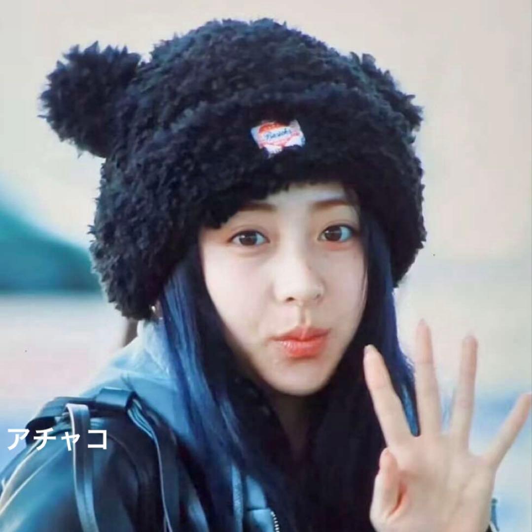 basicks クマ耳付き ニット帽 ブラック - メルカリ