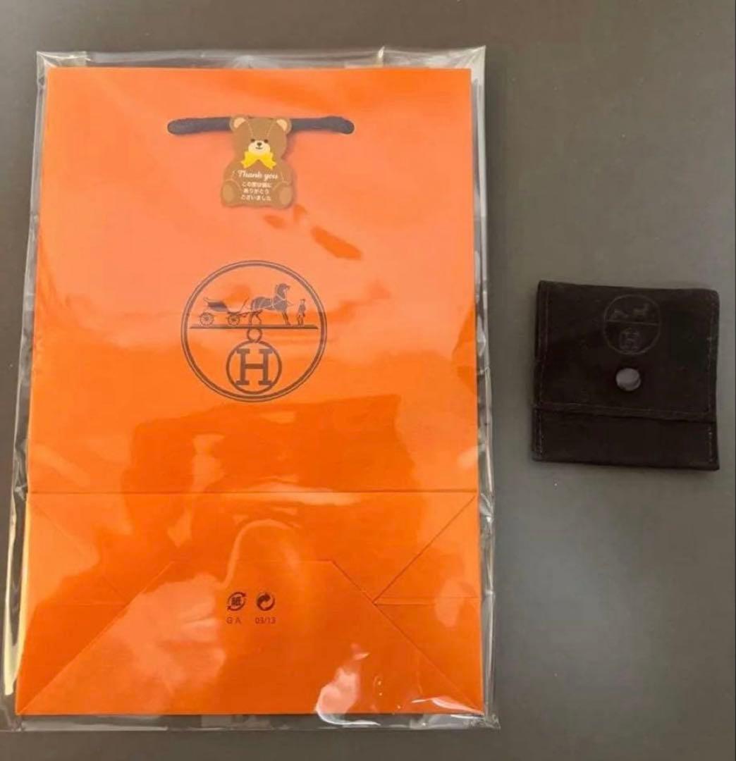 HERMES サンチュール 49 シルバー×イエローゴールド コンビリング