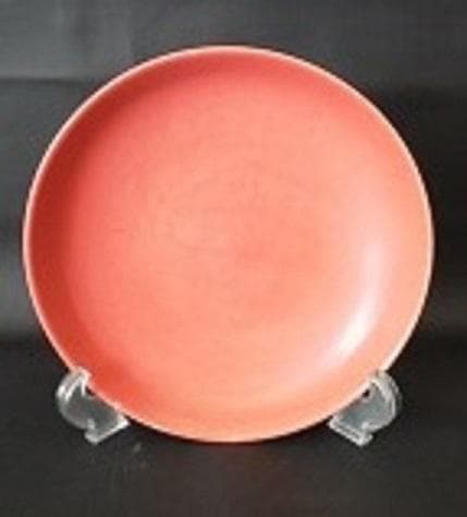 ＊中国古美術/缸豆紅釉盤（底款：大明天啓年製） 中国古美術/缸豆紅釉盤（底款：大明天啓年製）