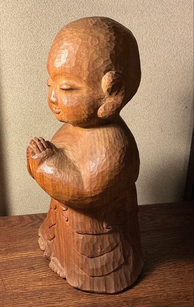 前島秀章 太子 木彫 仏像 - メルカリ