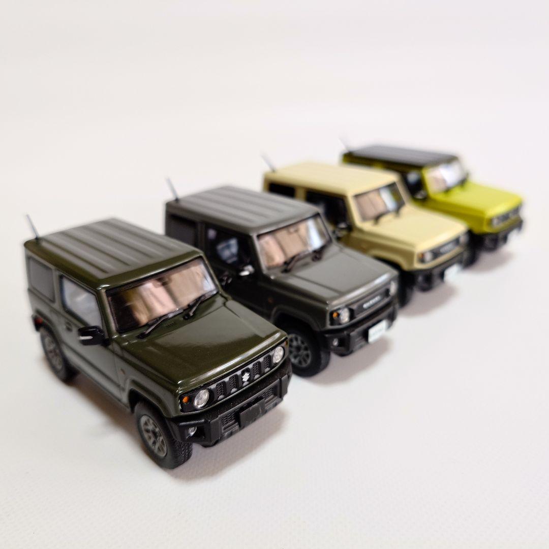 CAR-NEL スズキ ジムニー JB64W ミニカー 1/43 4色セット
