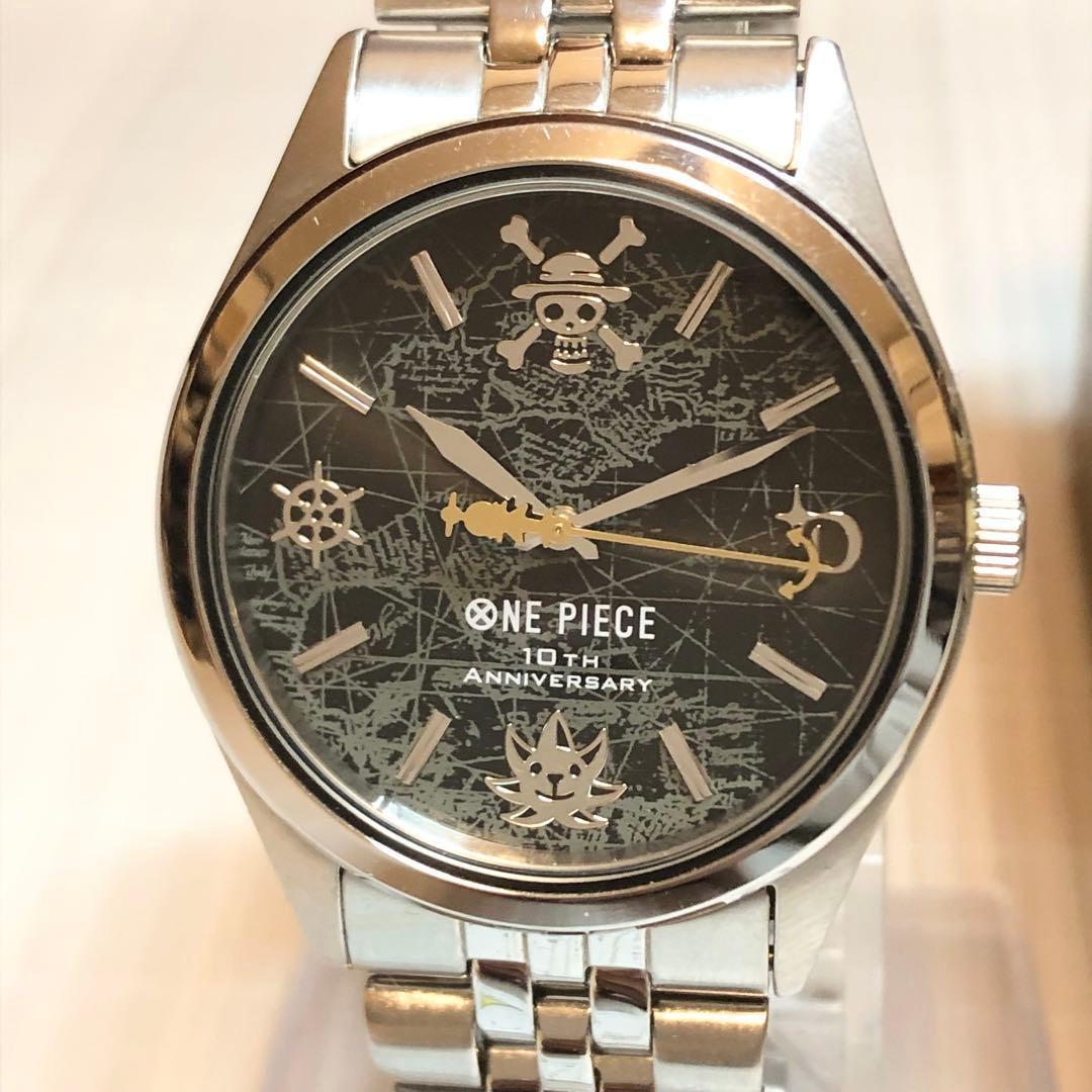 【稼働品】【美品】ONE PIECE ワンピース10周年記念　公式ウォッチ　箱付