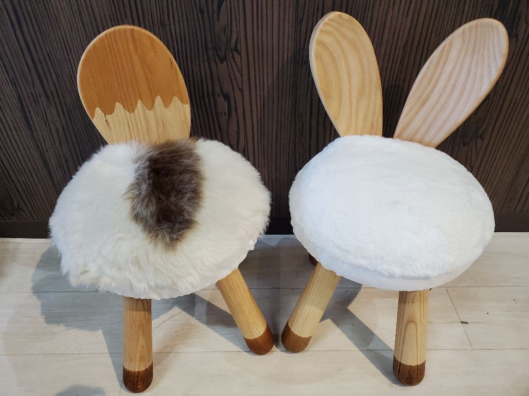 ま*ゆ様 アニマルテーブル チェア2脚 セット