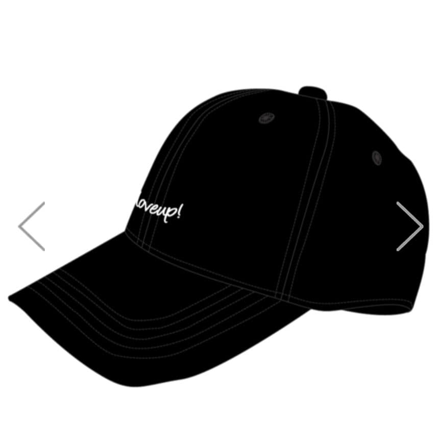 ポルノグラフィティ love up!キャップ ステッカー付き - メルカリ