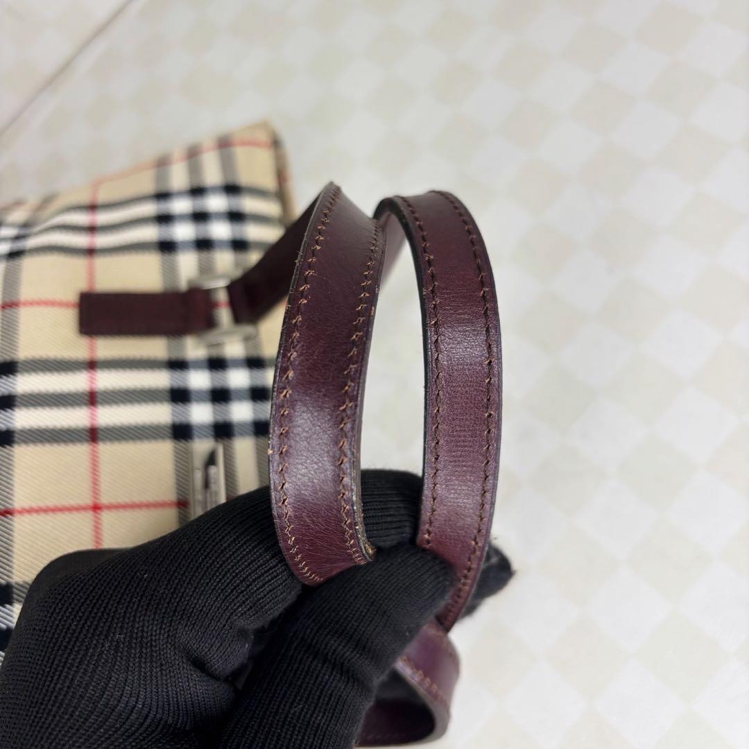 極美品　Burberryブルーレーベル　ハンドバッグ　M08
