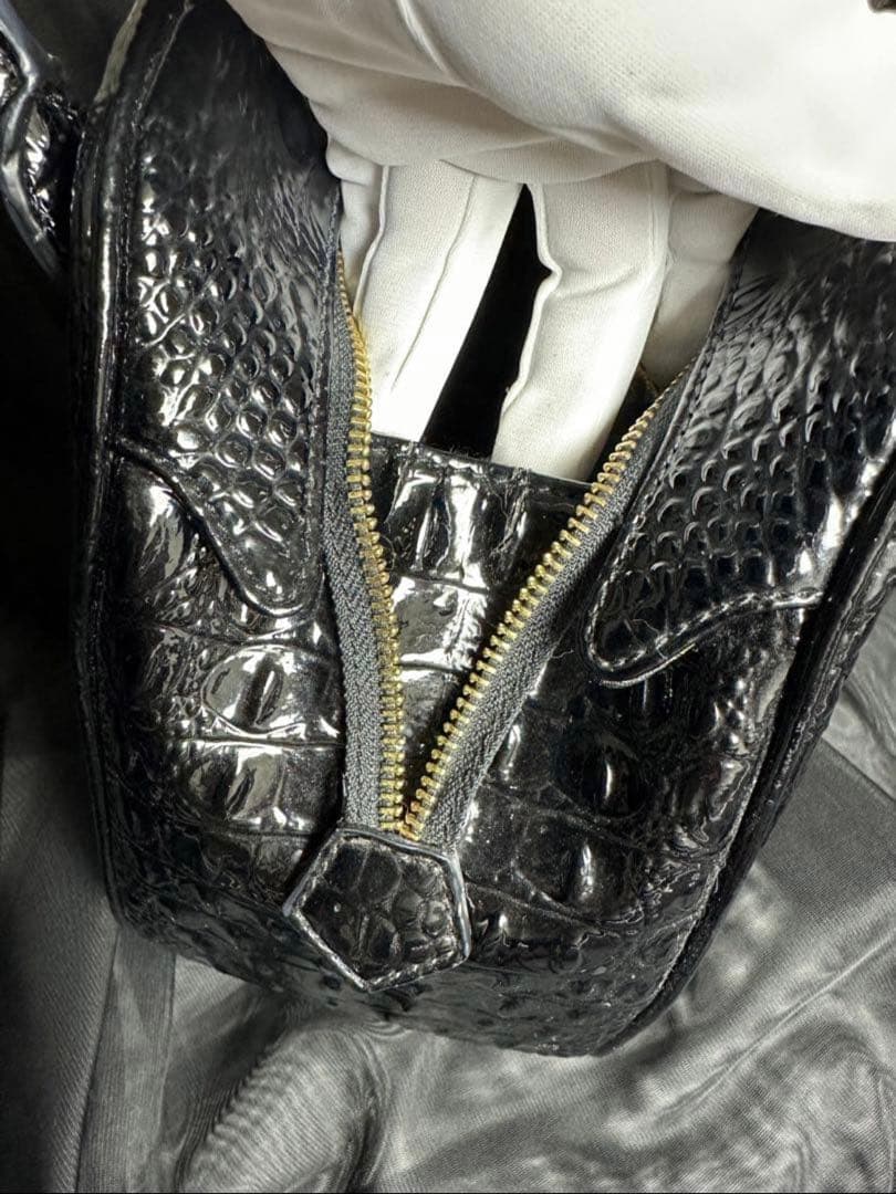 こ*は様 ヴィヴィアンウエストウッド　ハンドバッグ　クロコ型押し オーブ