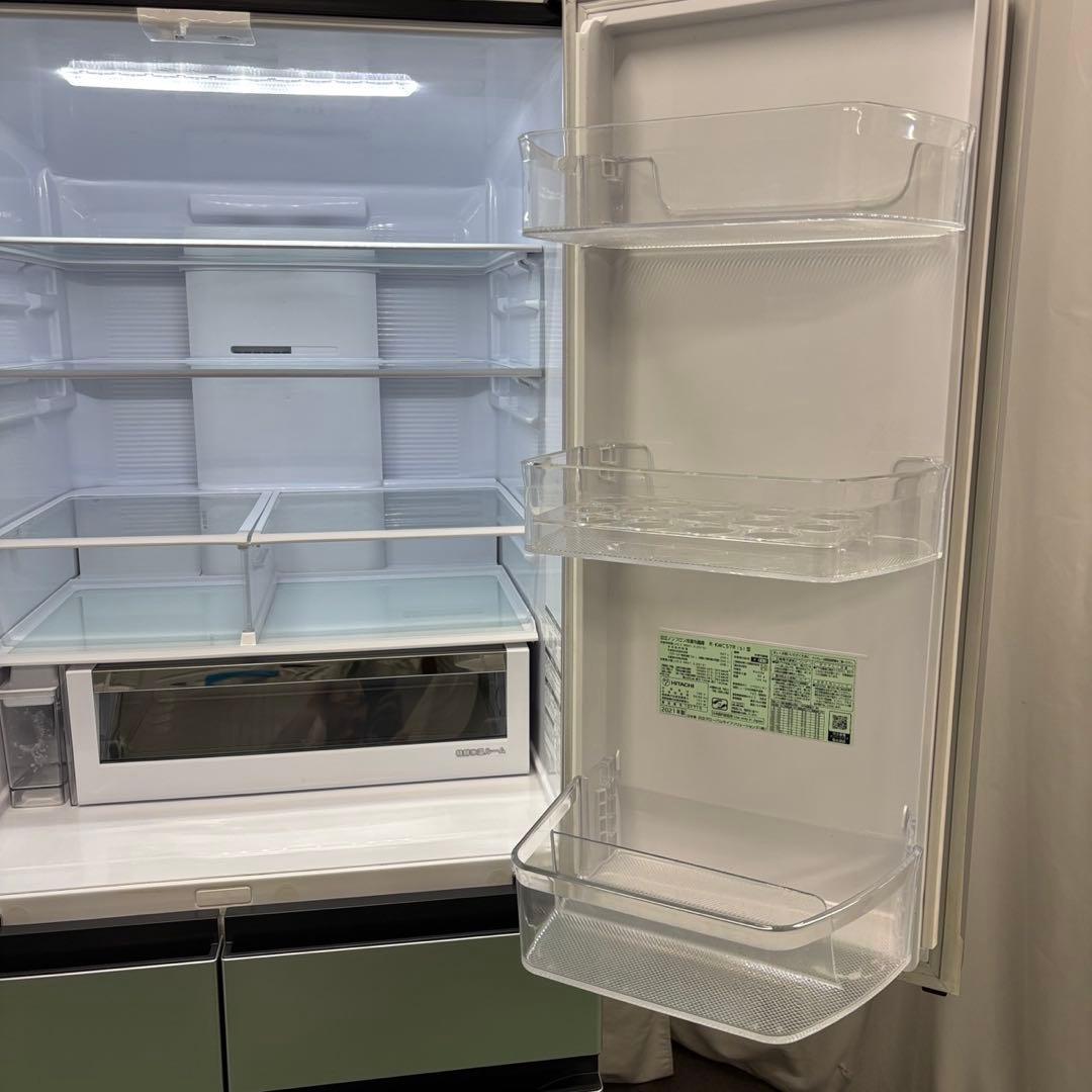 906❤️冷蔵庫　日立　500-600ℓ　大型　フレンチドア　綺麗　安い　設置無料