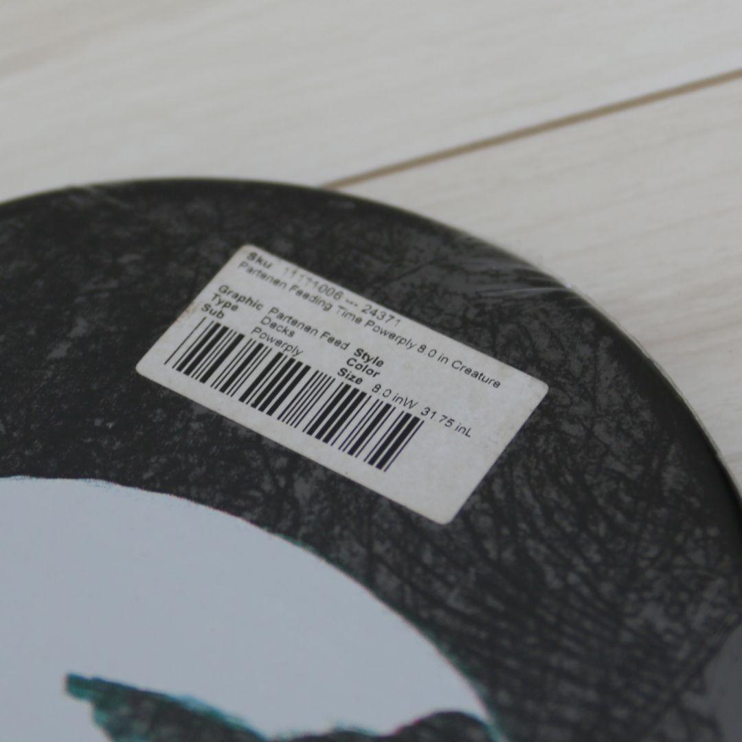 8.0 creature クリーチャー スケボー スケートボード デッキ 未使用