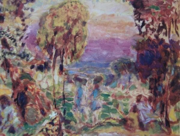 Pierre Bonnard、PAYSAGE VIOLET、海外版超希少レゾネ