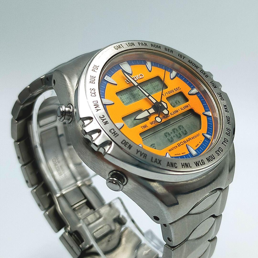 【電池交換済】希少 セイコー ジウジアーロ マッキナスポルティーバ 17.5cm