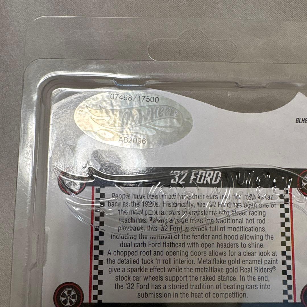 Hot Wheels 32 Ford ゴールドミニカー