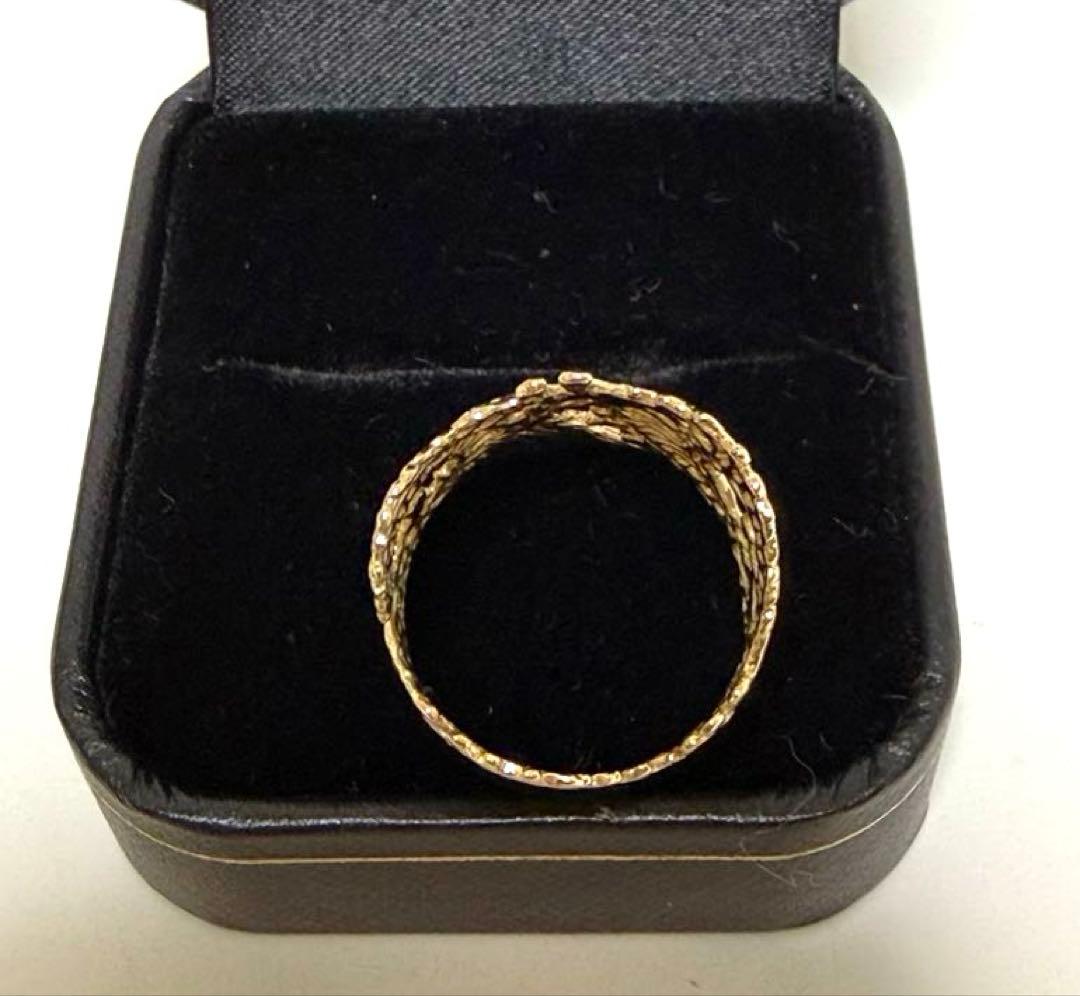 KAORU カリグラフィリング K20ピンクゴールド