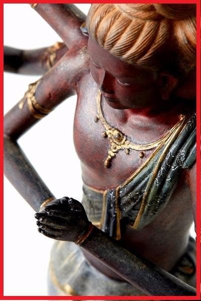 ☆新品同様☆イスム スタンダード 阿修羅 仏像 ポリストーン☆T3