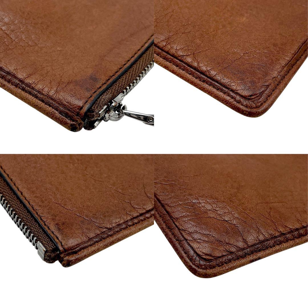 【極美品】LOEWE ロエベ　ヘリテージ　レザー　ブラウン　ケース