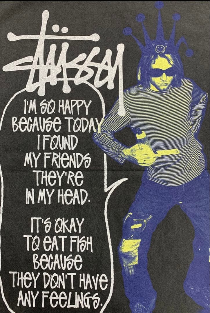 STUSSY × NIRVANA Tシャツ ステューシー ニルヴァーナ USA製