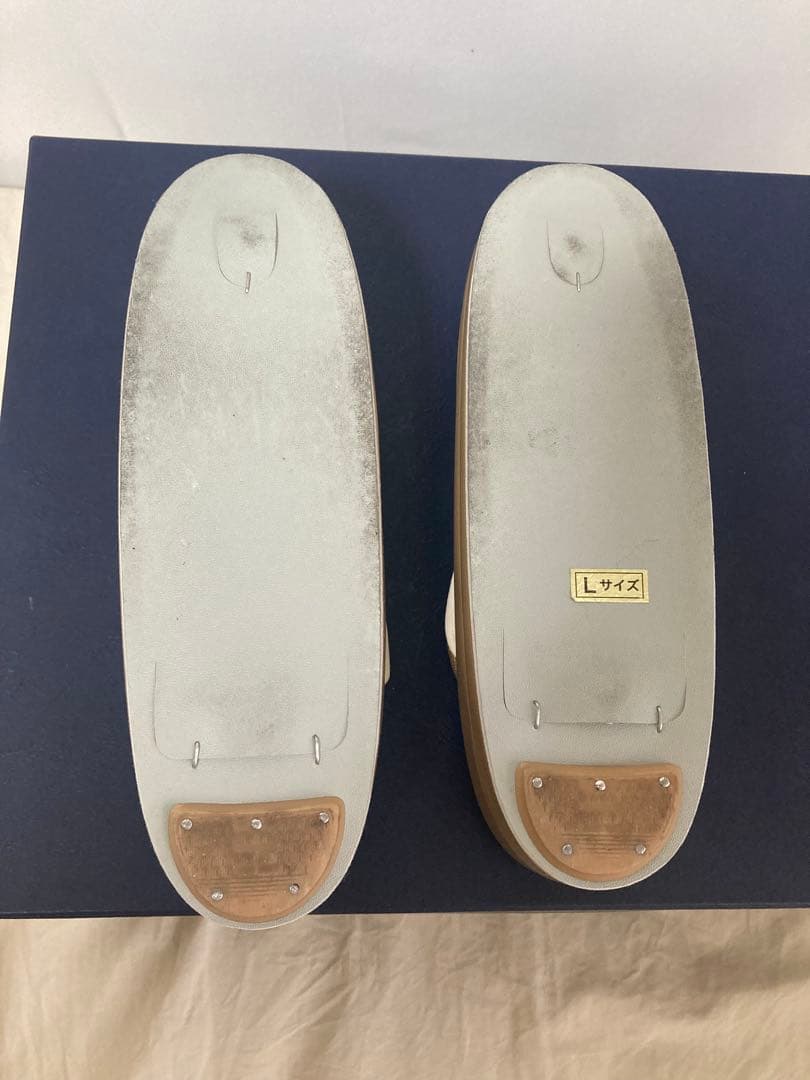 【超美品】成人式　和装用バッグ　Lサイズ　草履セット　金　ゴールド　女性