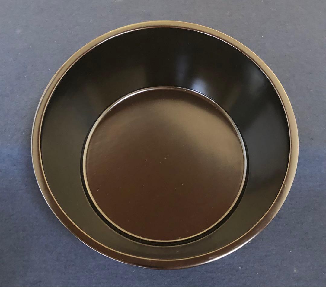 《R》輪島塗 松文彫 水指 人間国宝 前大峰 花押 底印 共箱 250826G2