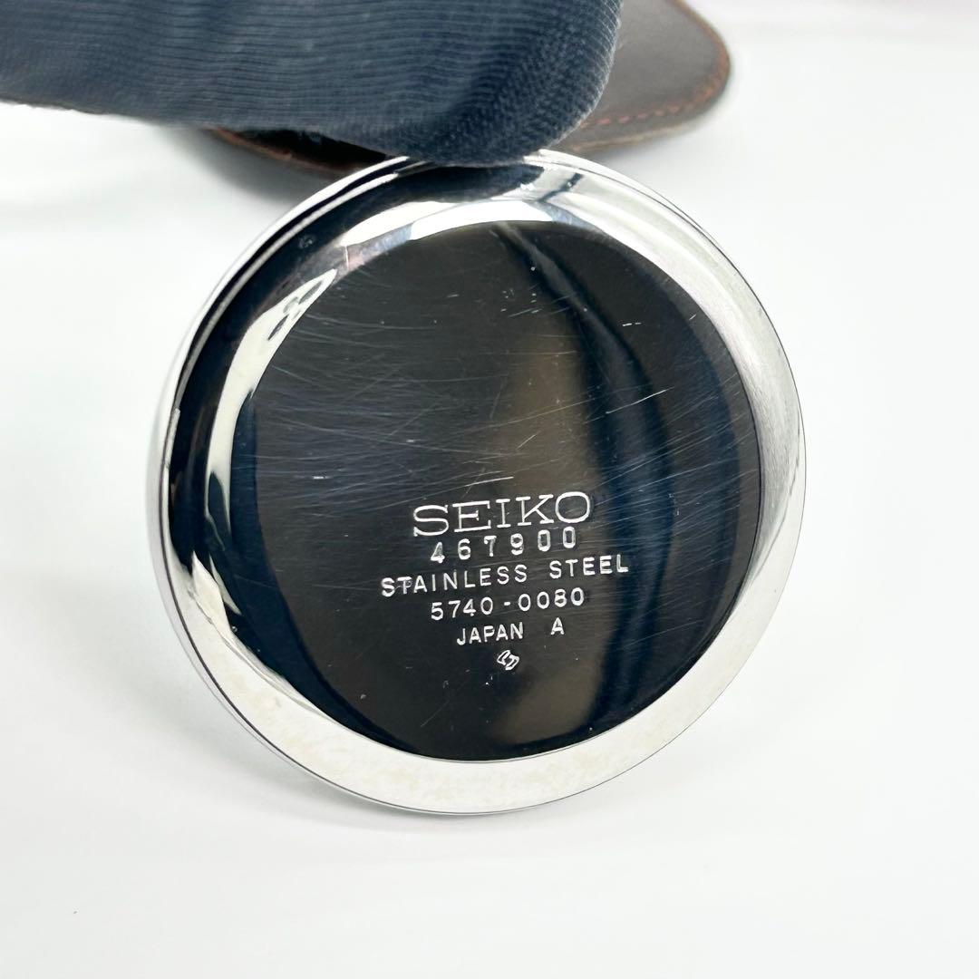 SEIKO セイコー 5740-0080 ローマ数字文字盤 手巻き 懐中時計