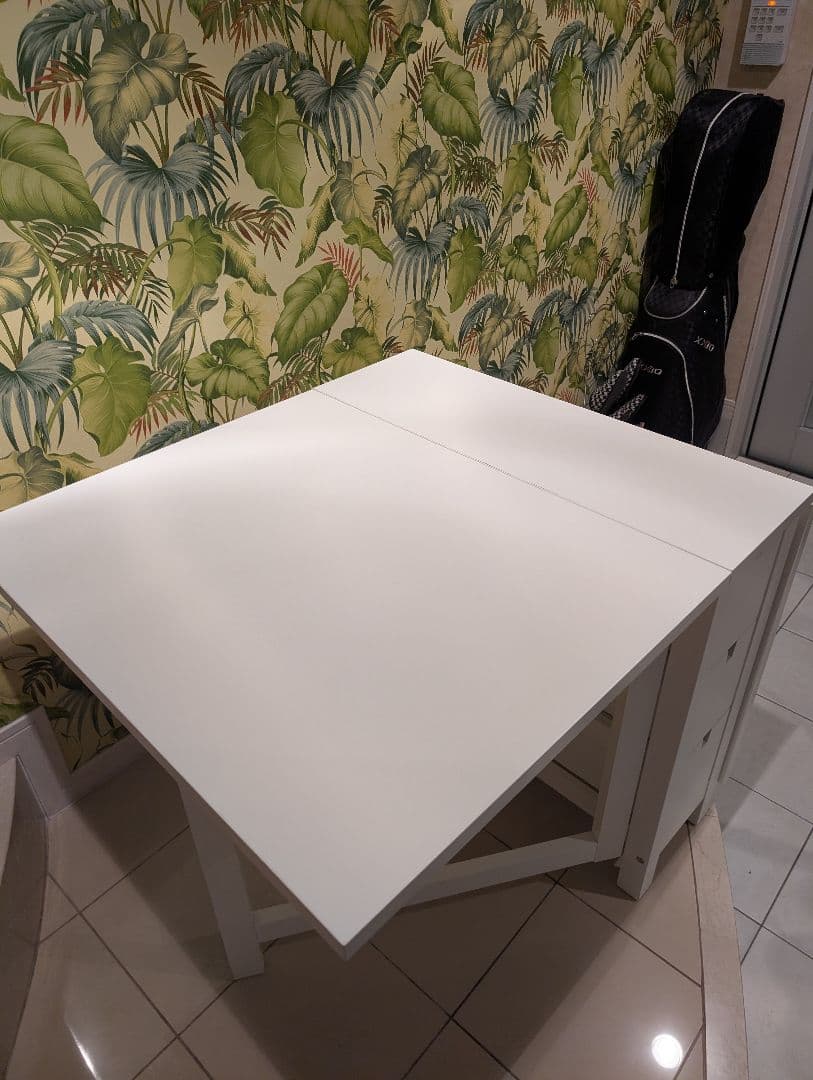 IKEA NORDEN イケア ノールデン ゲートレッグ 折り畳みテーブル 白