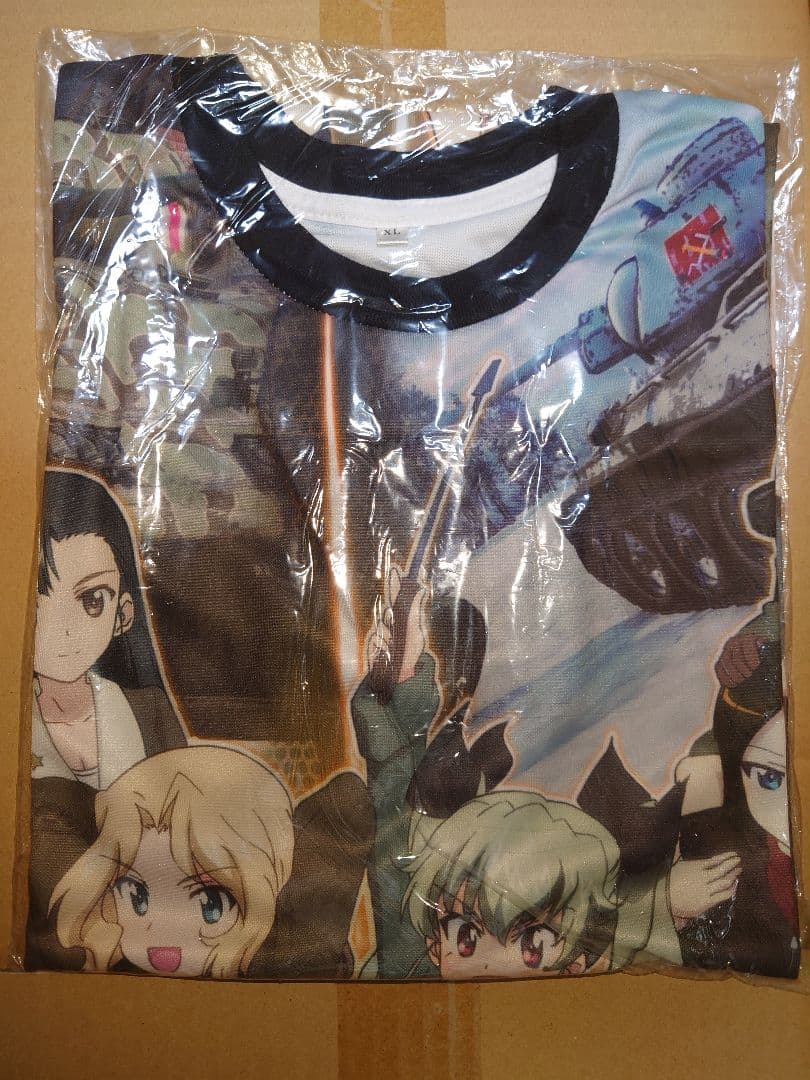 【希少】WoT Meets ガールズ＆パンツァー フルカラーTシャツ 2016