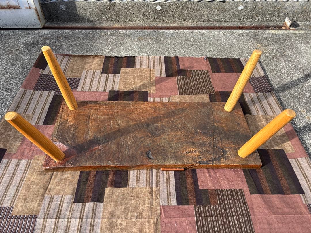 一点物】山工房・山上好美氏 ローテーブル テーブル 机