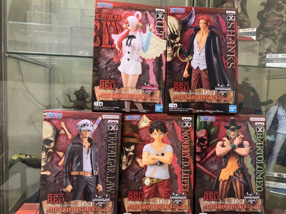 ワンピース プライズ フィギュア DXF FILM RED 17体 セット ストア
