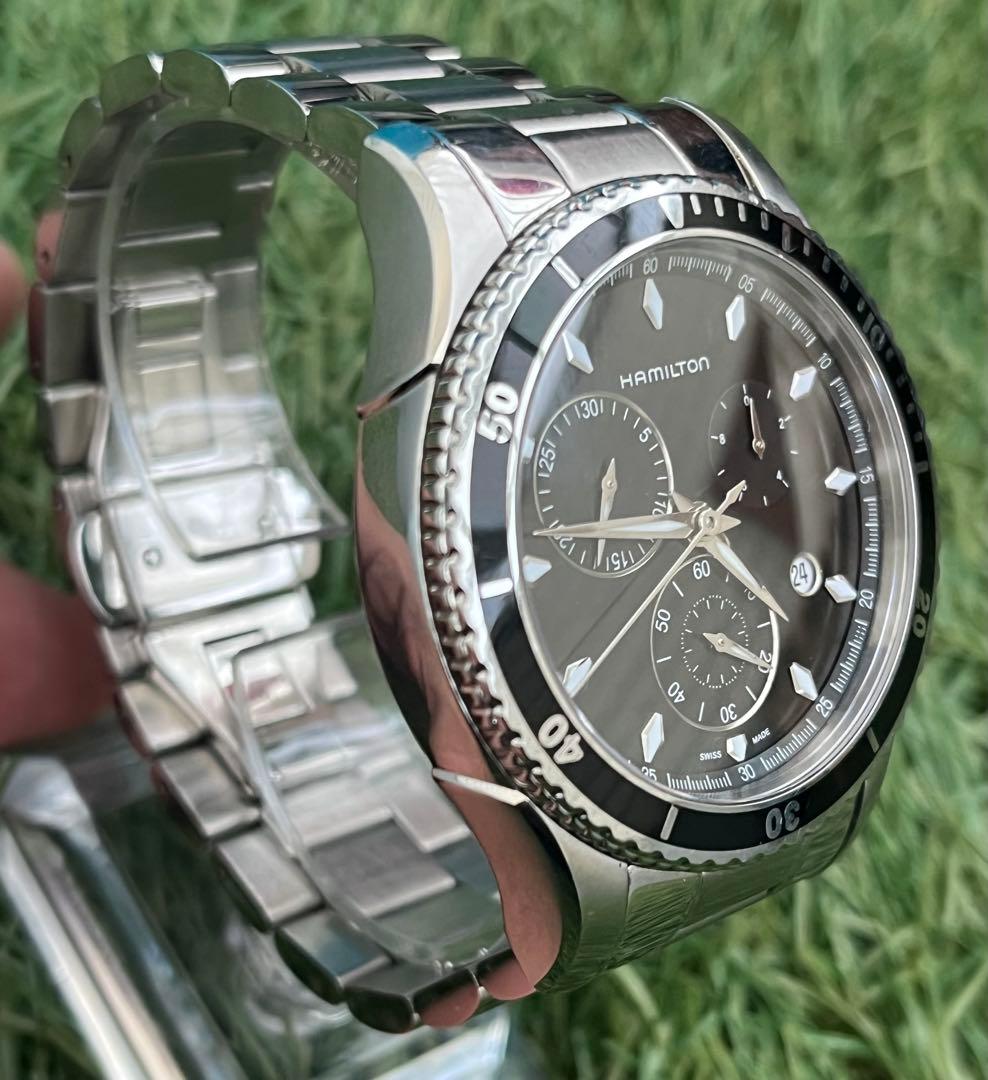 極美品◎ハミルトン ジャズマスター シービュー クロノメンズ腕時計 ヴィンテージ