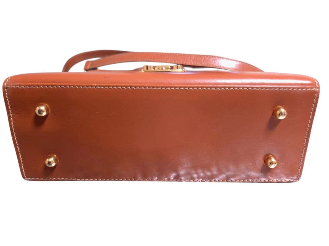 GUCCI ブラウン ハンドバッグ ゴールド金具 グッチ ショルダーバッグ