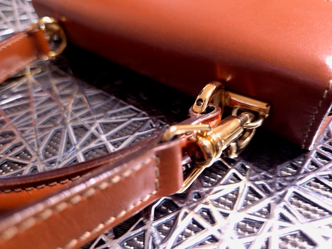 GUCCI ブラウン ハンドバッグ ゴールド金具 グッチ ショルダーバッグ